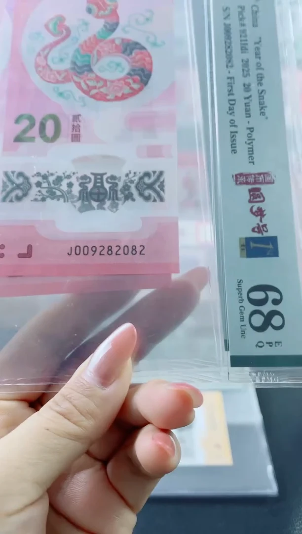 塑料蛇钞圆梦号68分数4，0289组合，
