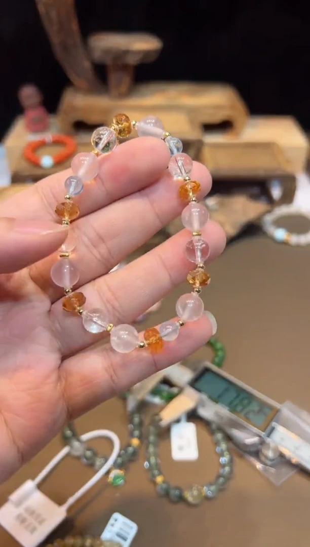 水晶手链未镶嵌手饰@@0522