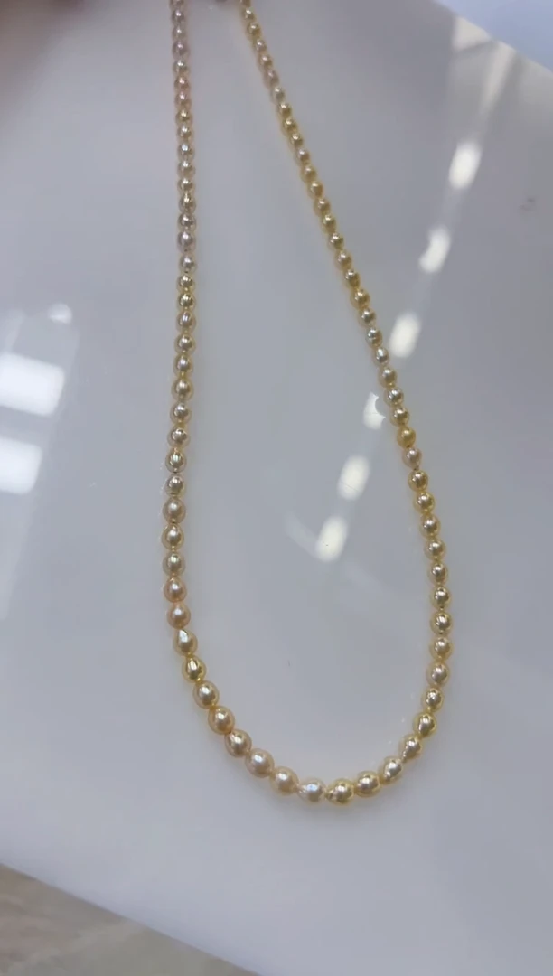 银S925镶嵌海水珍珠DA项链3@@yc003