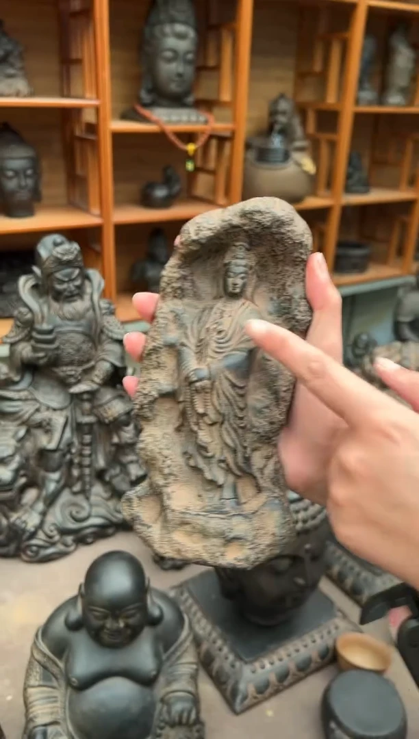 陶土【火山泥】普慈观音