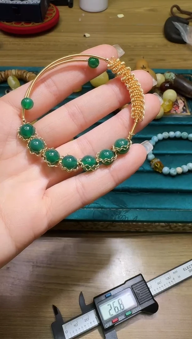 手镯玛瑙/玉髓未镶嵌多样性发一件 355