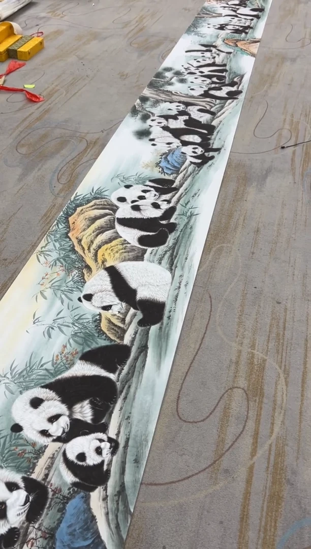 国画郑志宗-动物长卷-027
