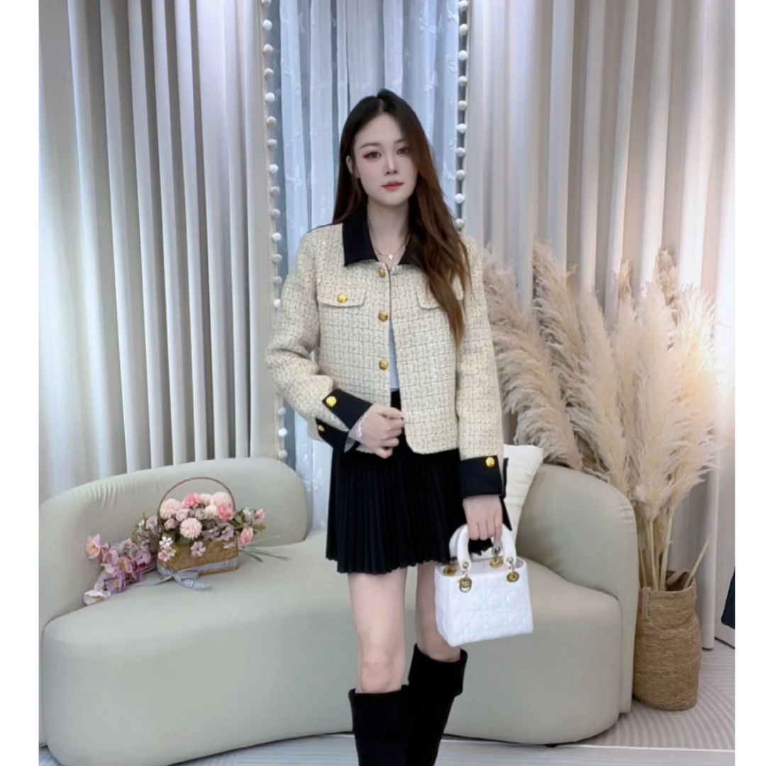 【现货+运费险】小香风外套女秋季新款爆款短款气质高级感名媛上衣