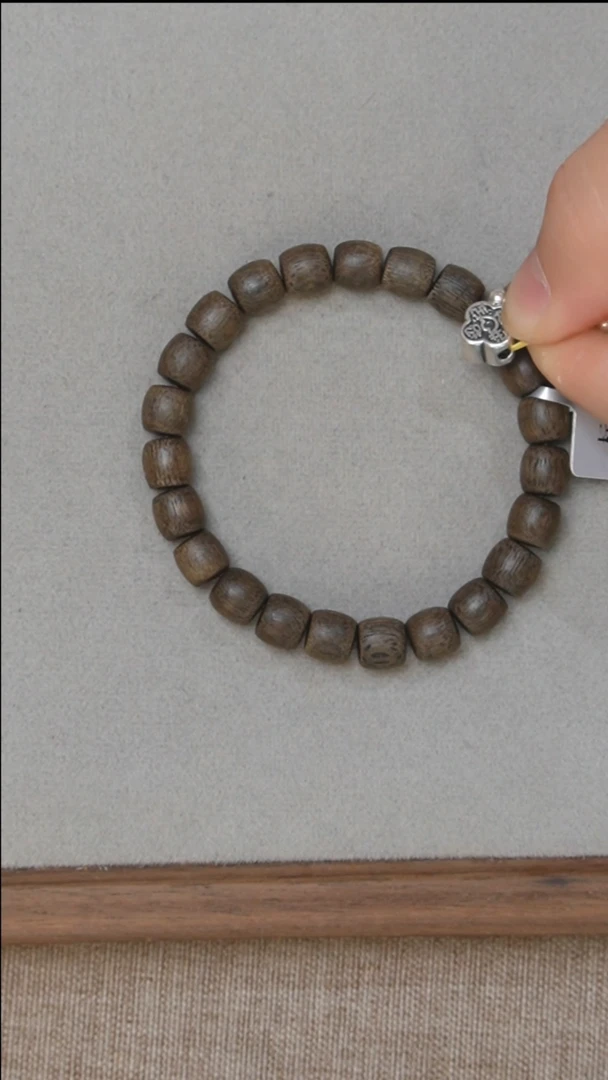 无925银8+手串素款绿