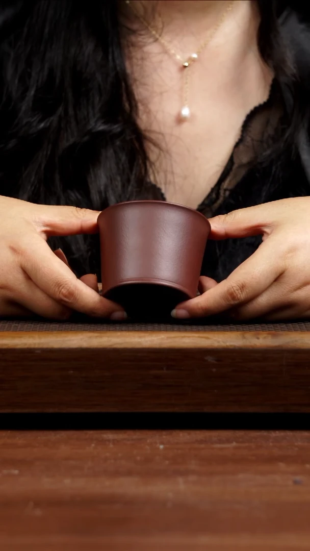 茶壶紫砂四号井紫泥杯子130CC