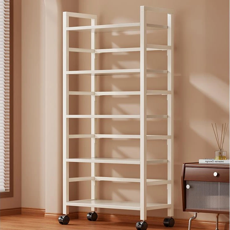 窄缝书架落地简易书架客厅小型收纳柜子家用分层置物柜转角储物柜