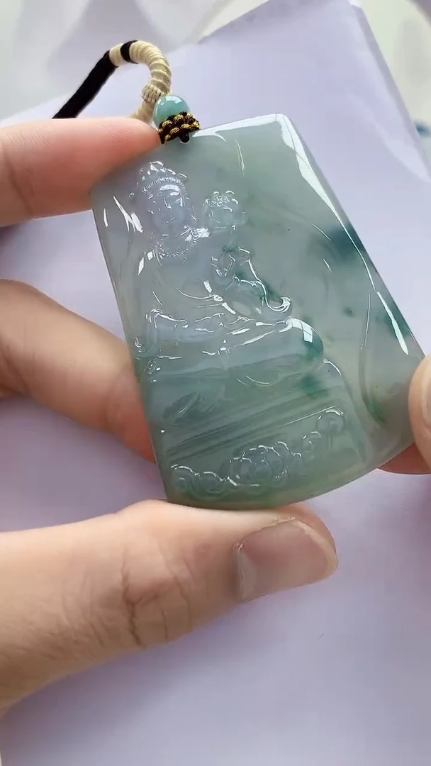 未镶嵌定制翡翠4898bb-毛货挂件65