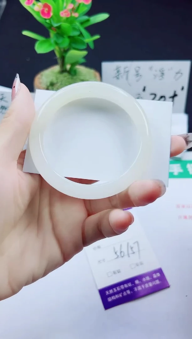 未镶嵌手镯石英质玉120-56/57