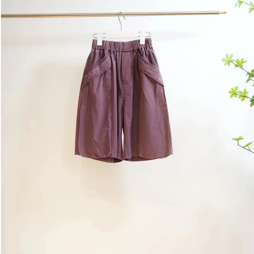 2-807-一款两色夏季大口袋儿童休闲短裤J（19072）