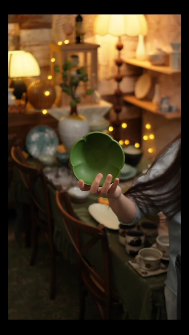 瓷片雾里工作室 小碟1个