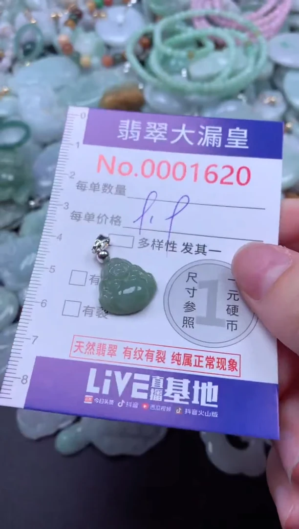 吊坠(不含链)未镶嵌翡翠1620