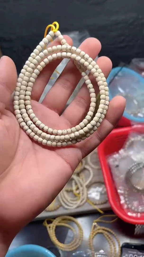 星月菩提手串海南星月菩提《1#Y65》5X4数星星长串