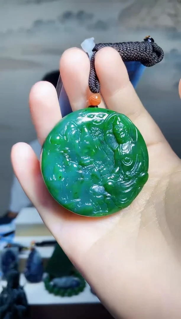 和田玉未镶嵌颈饰1