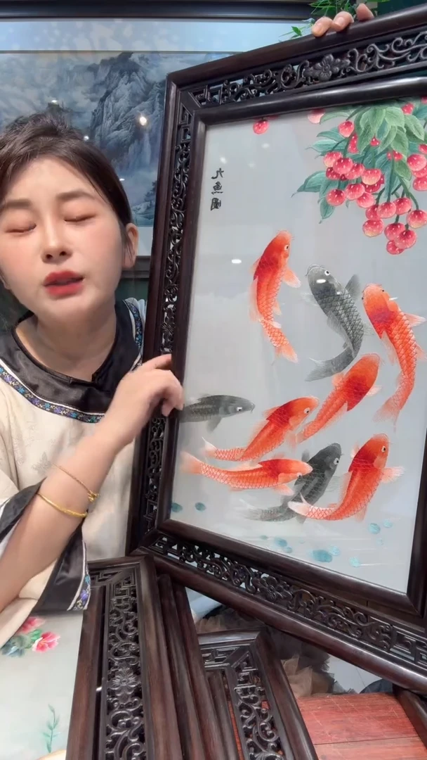 刺绣魏非遗苏绣手工刺绣双面绣