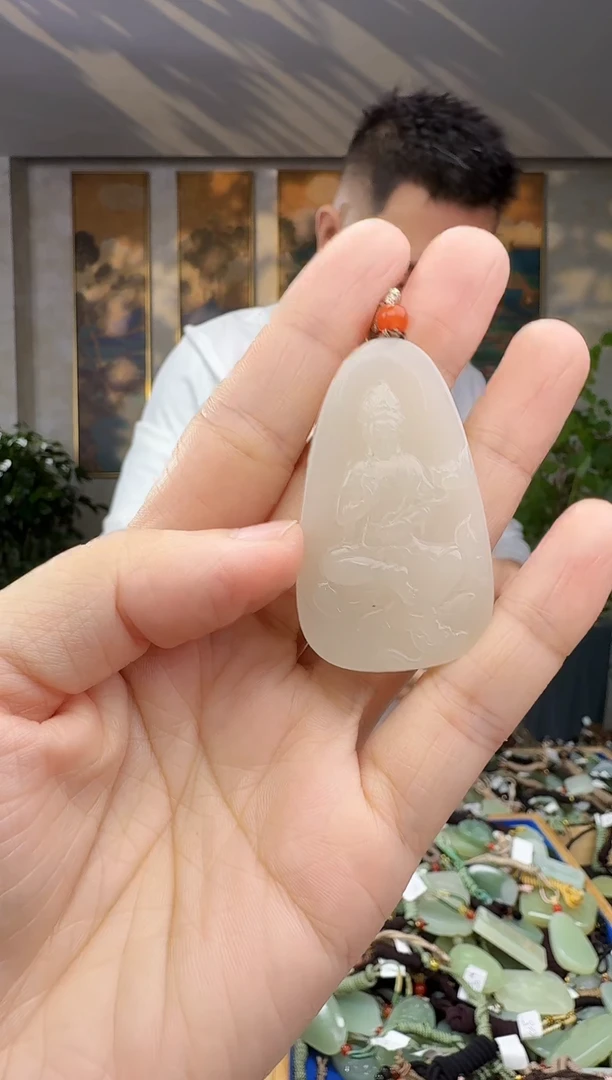未镶嵌和田玉挂件拍一发一