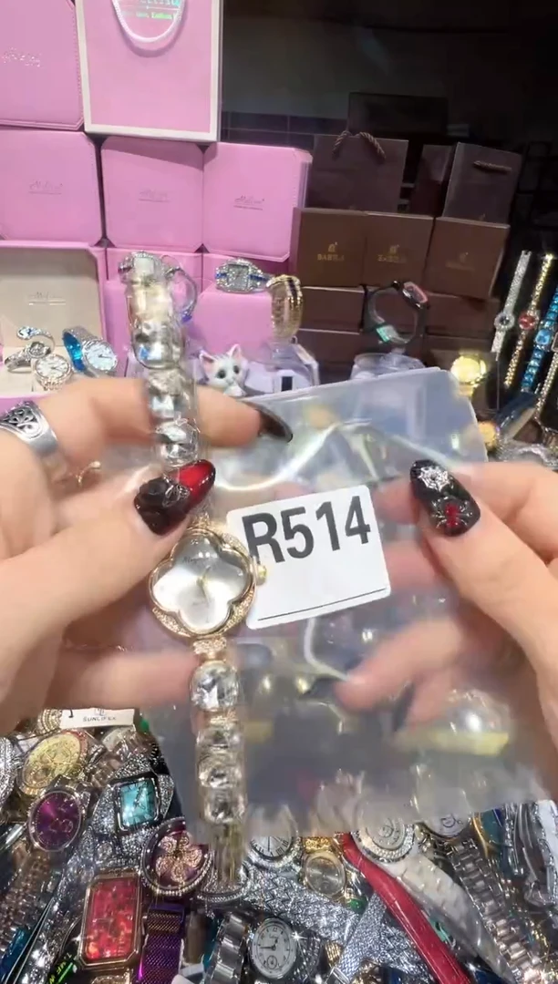 石英机芯不锈钢不锈钢直播定闪专用