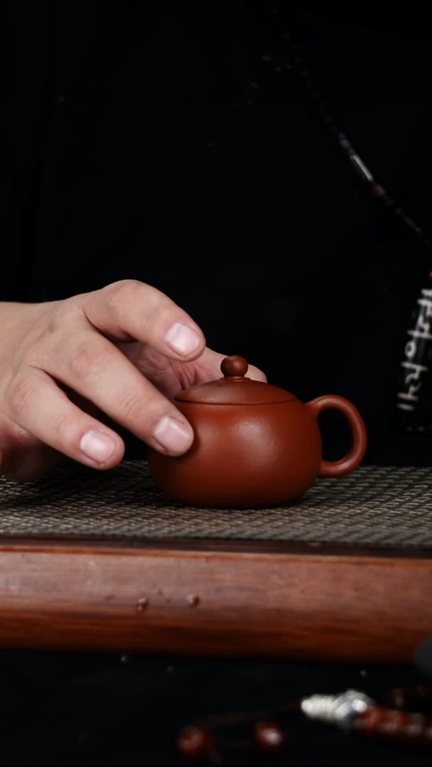 茶壶紫砂原矿朱泥西施130cc