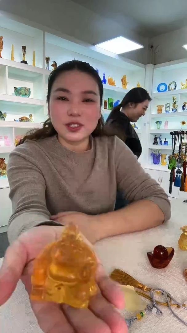 手工艺品琉璃小佛