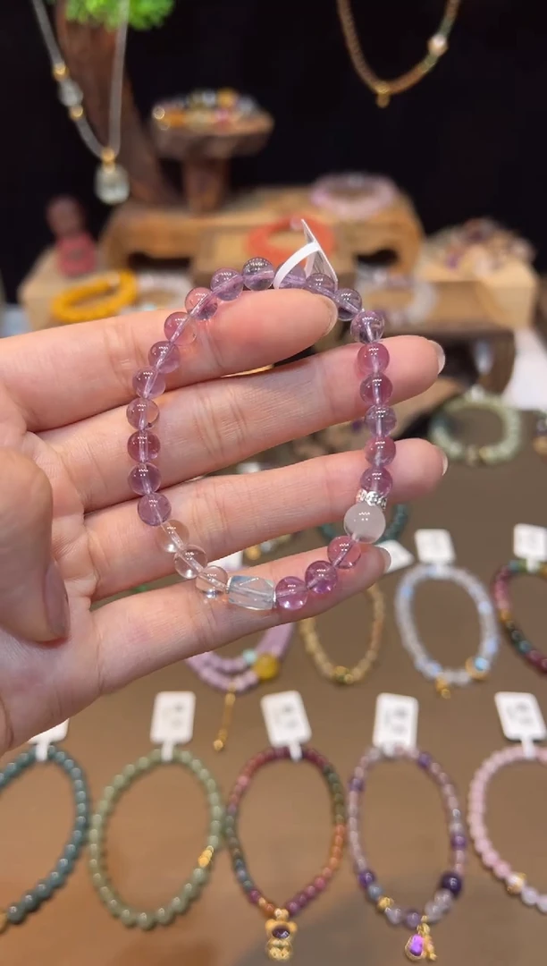 水晶手链未镶嵌手饰@@F5007