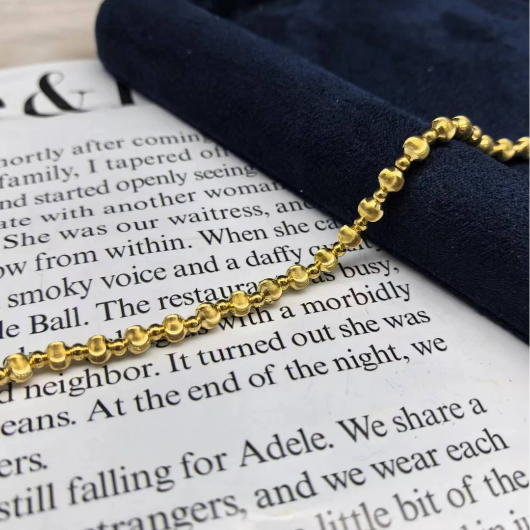 925银银制品 AU750K黄猫眼手链