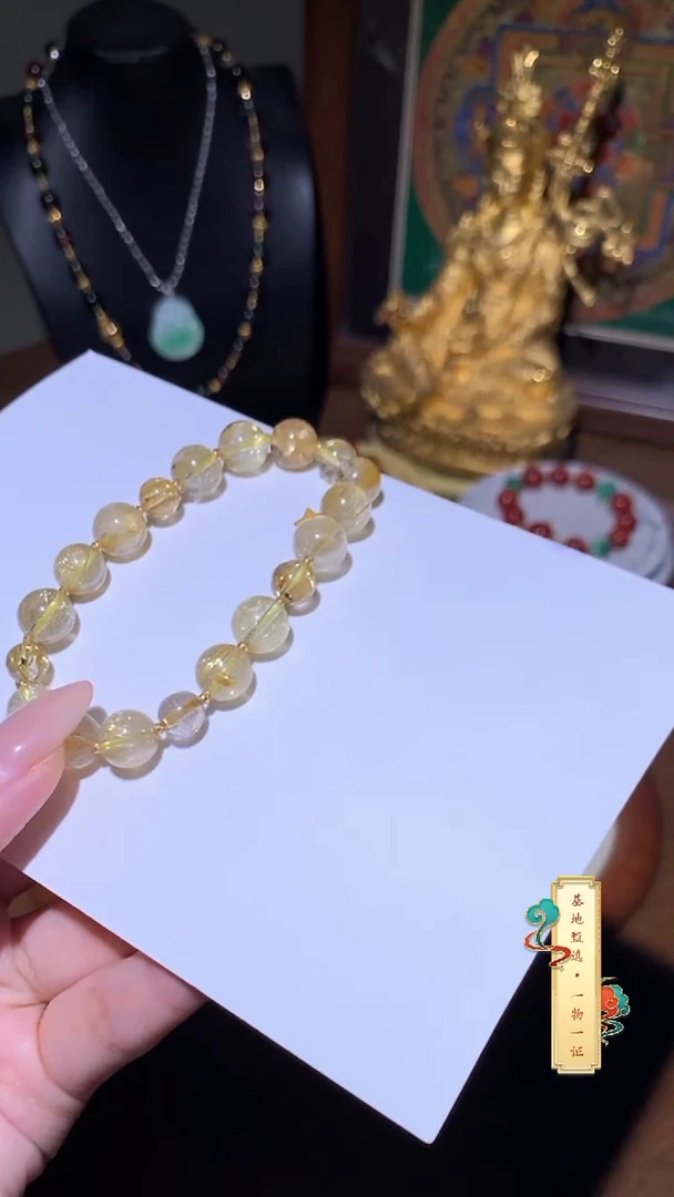 未镶嵌手串水晶手串18K金