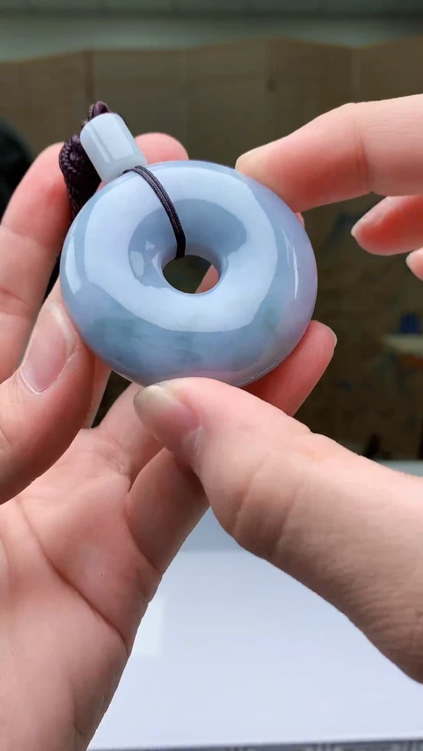 【闪购商品】定制翡翠未镶嵌4902bb-毛货挂件86