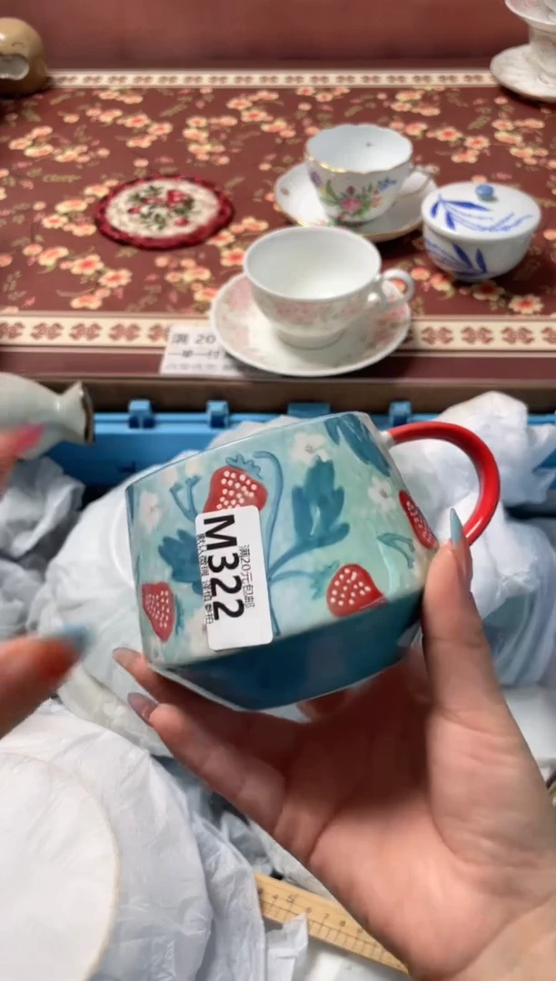 瓷片美*蛋瓷器瓷器M322
