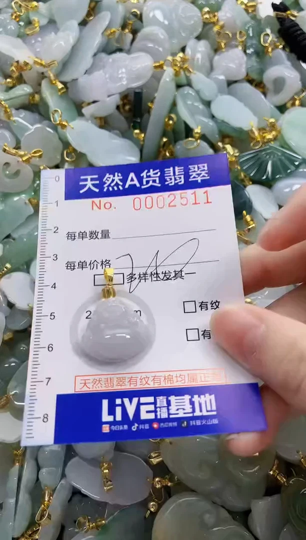 颈饰未镶嵌翡翠天然A货翡翠