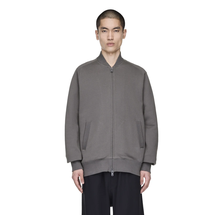 Y-3/Y-3（53-JZ3207）灰色休闲开衫双拉链运动外套