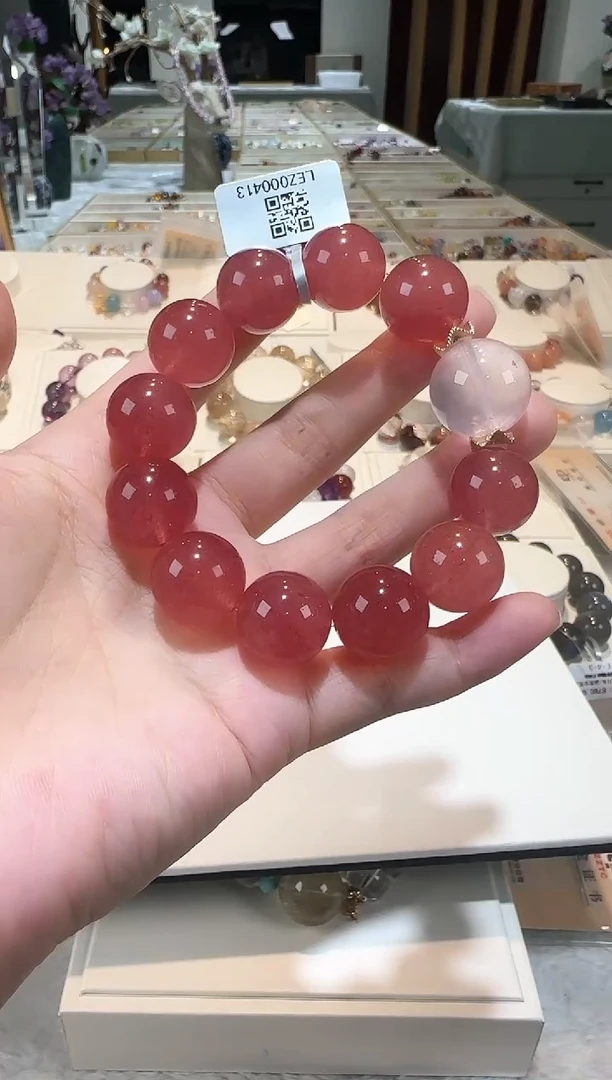 未镶嵌手串石英质玉手串