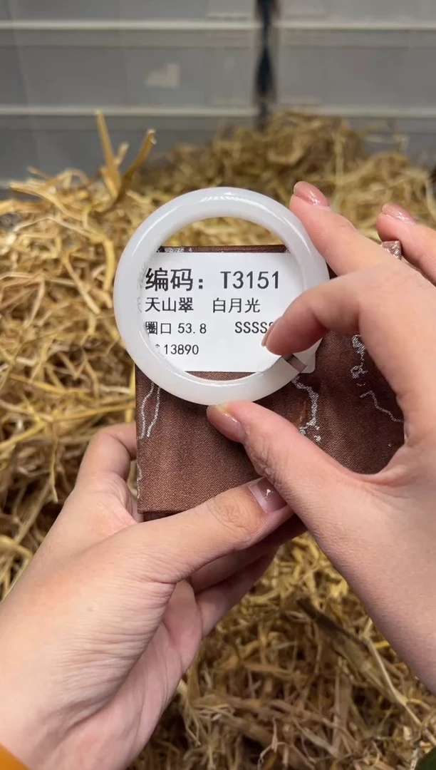 未镶嵌手镯石英质玉T3151