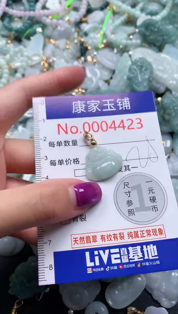 颈饰未镶嵌翡翠4423