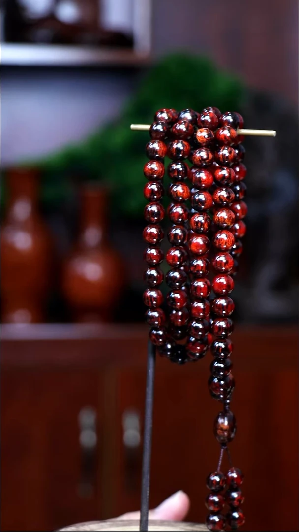 降真香手串/手链海南红降1.0*108手串