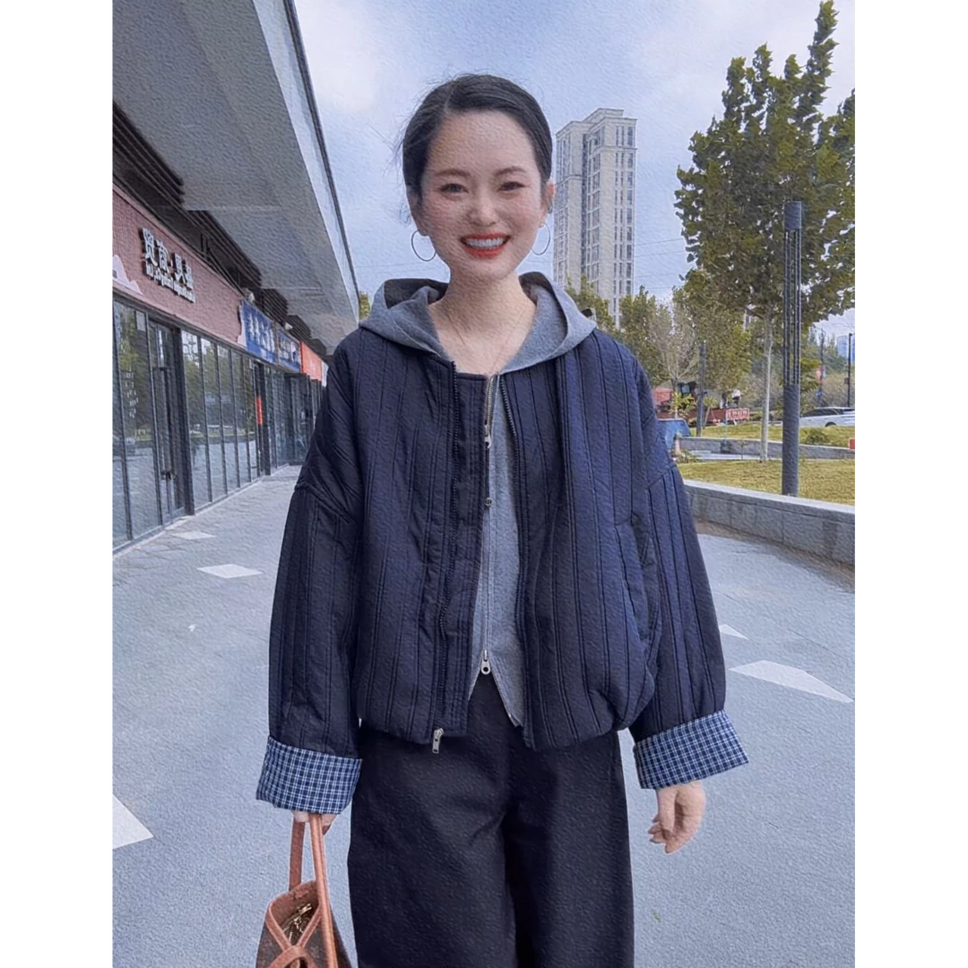 [程程家]秋款圆领休闲厚外套
