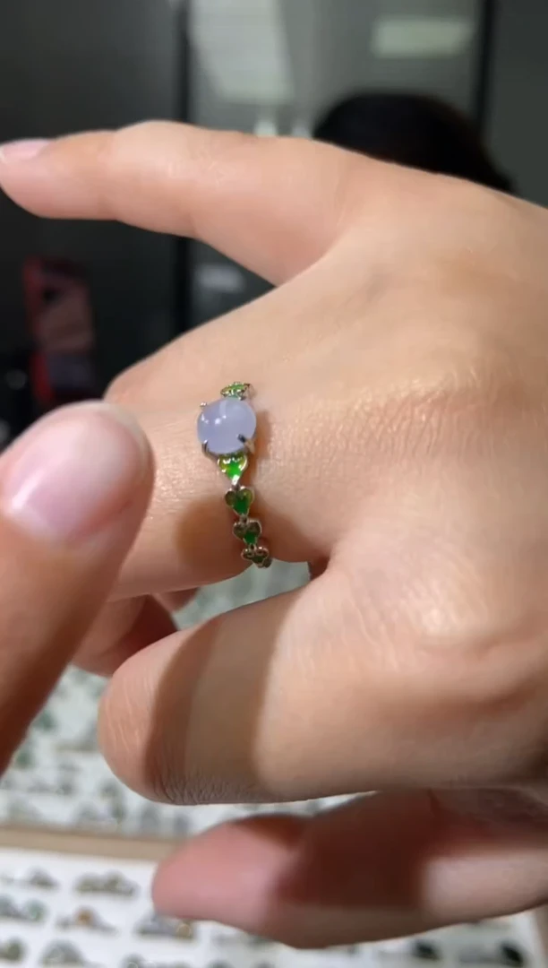 未镶嵌戒指翡翠天然翡翠A货6