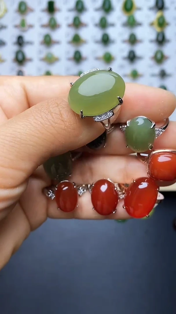 【闪购商品】和田玉戒指未镶嵌1