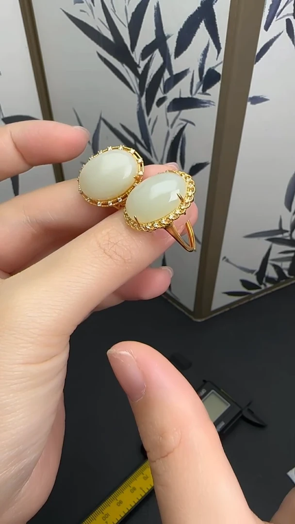 未镶嵌戒指和田玉JJD1128GE0156多样性发一