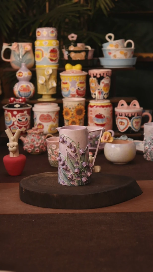 杯子景德镇原创手作陶瓷