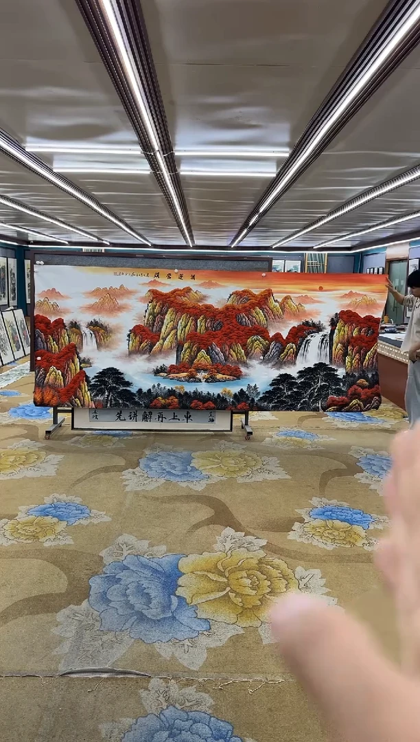 绘画Y-刘雪红-大丈二-山水画