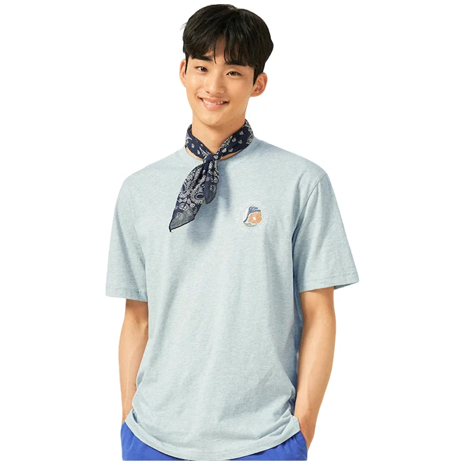 【新品】BEANPOLE滨波2025春夏男夏日水彩植物图案印花T恤BC5542C40