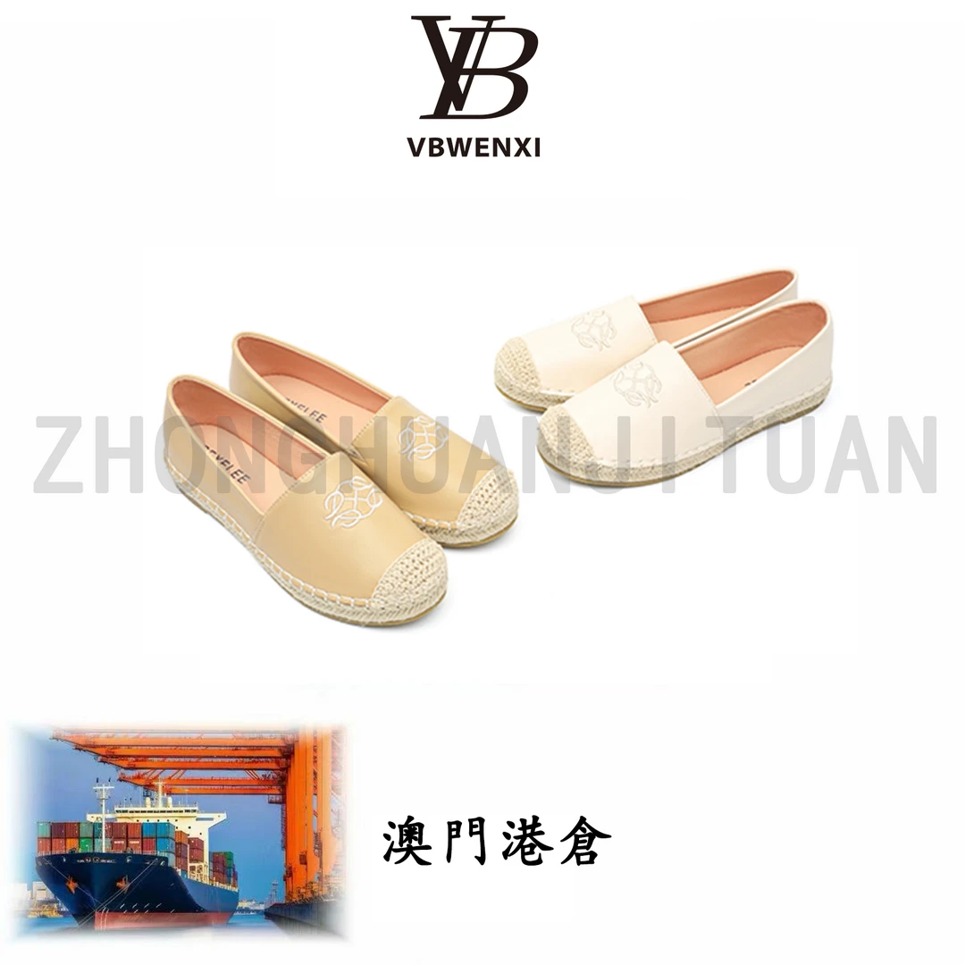 《高端定制》渔夫鞋女款2025新款商场同款软面舒适平底真皮单鞋