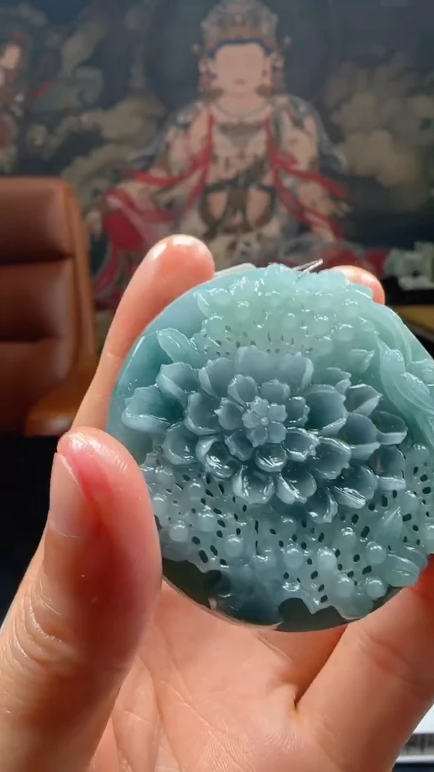 【闪购商品】定制翡翠未镶嵌L-@@QJXC1334