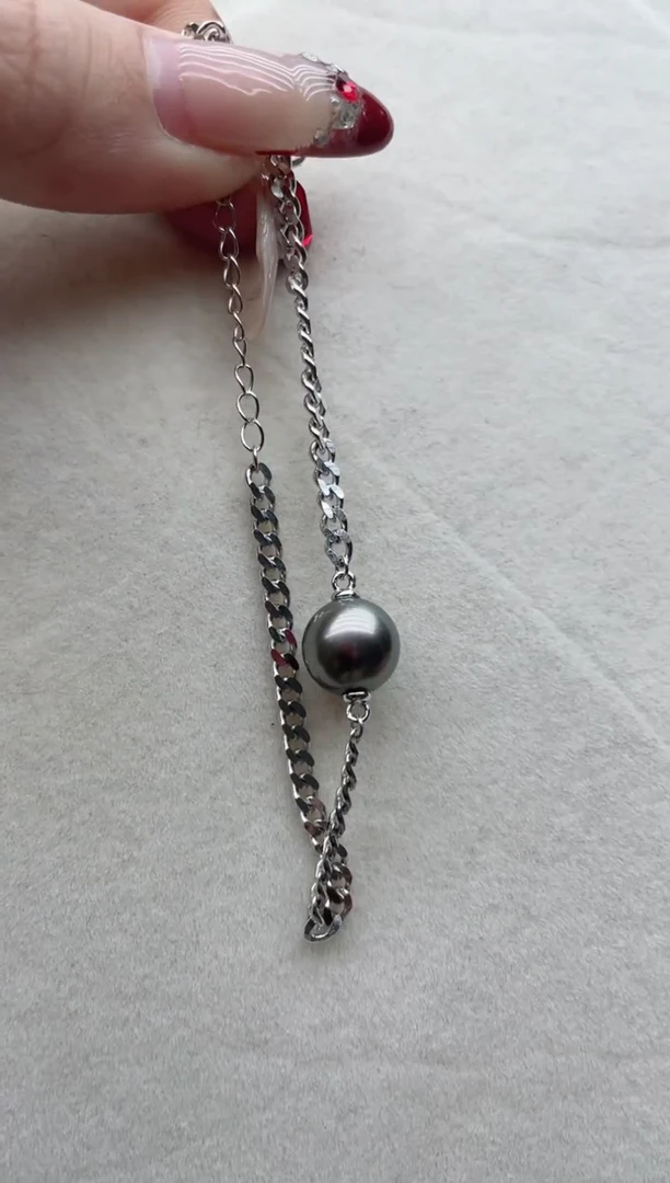 【闪购商品】海水珍珠手链银S925镶嵌A13