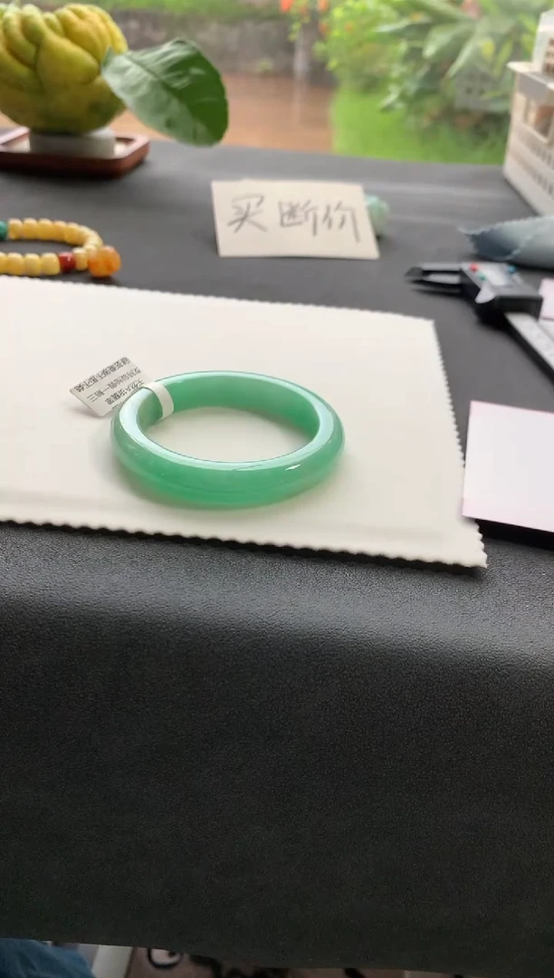 翡翠手镯未镶嵌54.5正圈Y2454买断