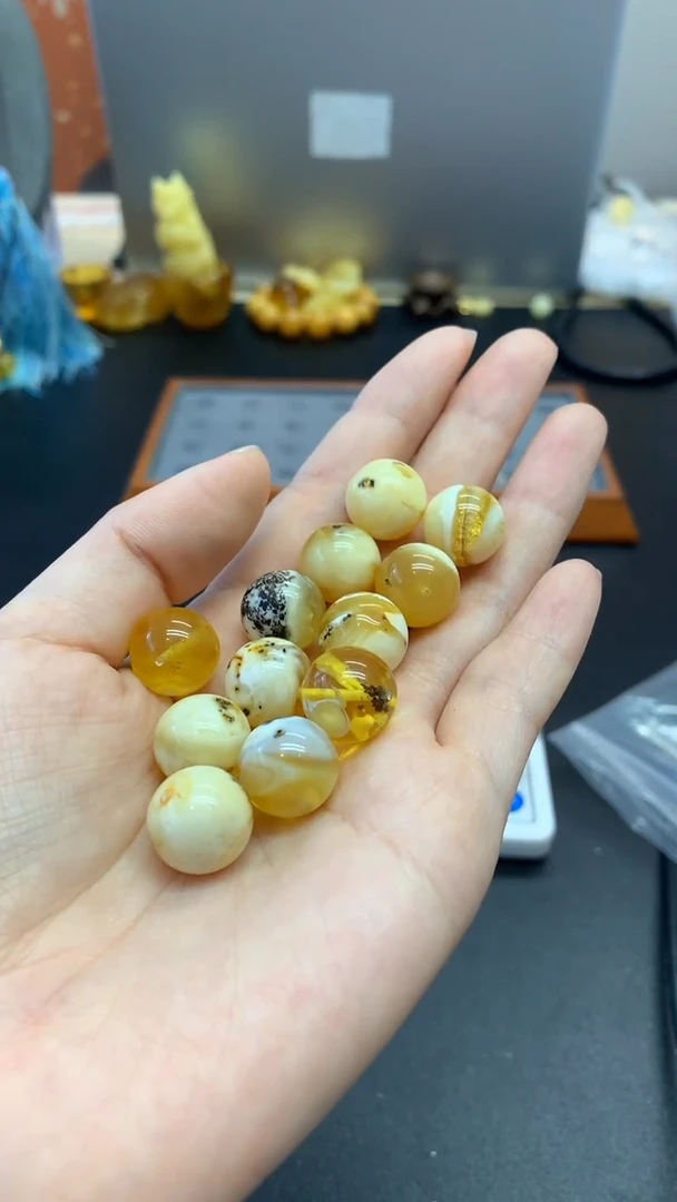 未镶嵌琥珀珠宝奇石2375多样性发其一默认有瑕