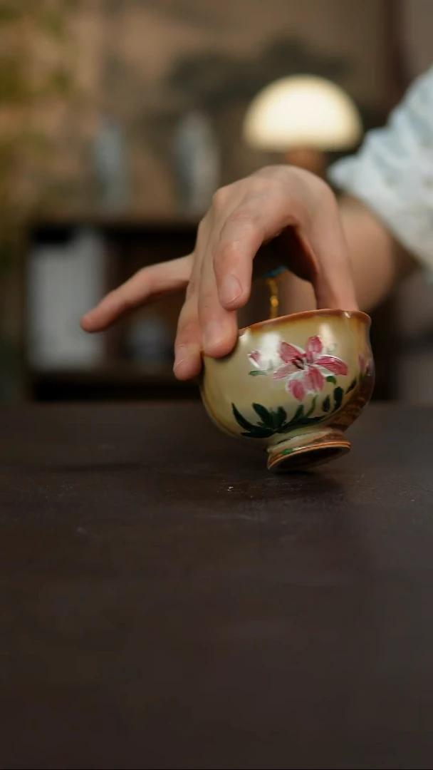 杯景德镇陶瓷杯碗柴烧多人