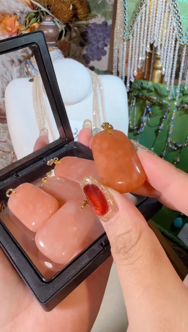 未镶嵌吊坠(不含链)玛瑙/玉髓无事牌 044