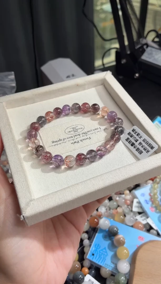 未镶嵌手串水晶107号多样性发一A8+