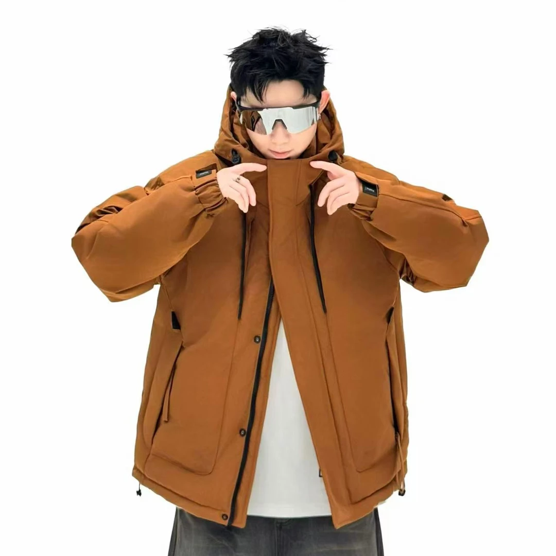 2218【秋名山】冬季帅气百搭保暖锁温情侣外套