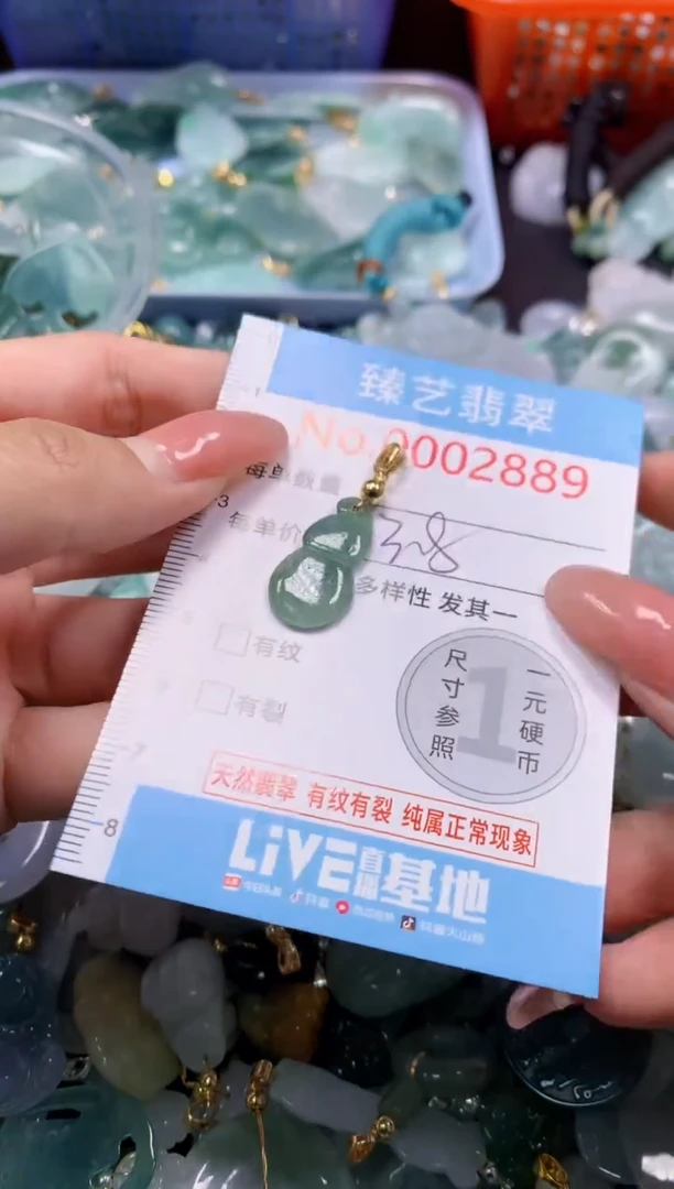 翡翠未镶嵌吊坠(不含链)2889